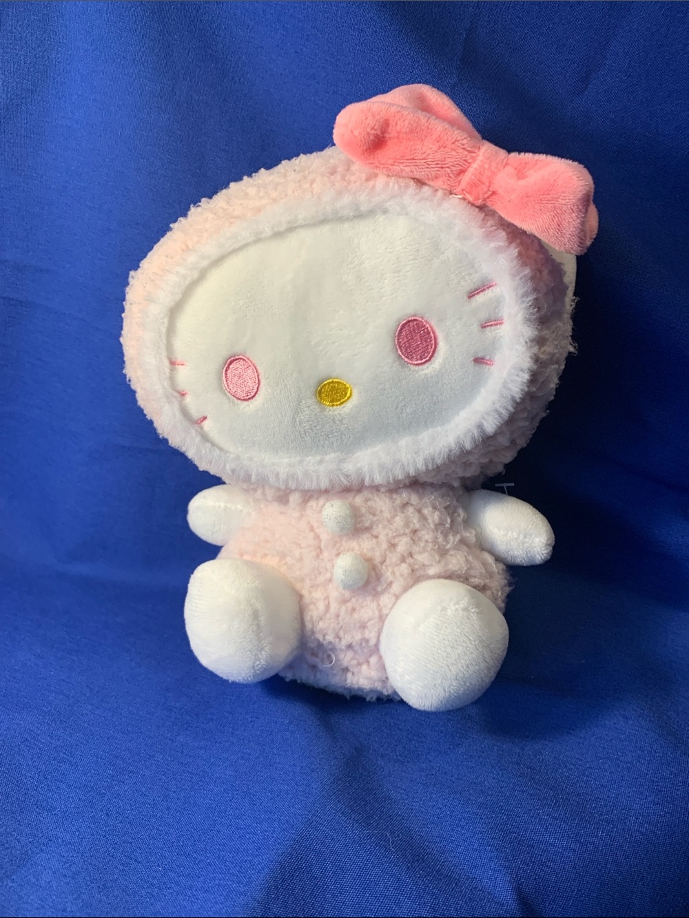 Hello Kitty Pink & White Plush with Bow